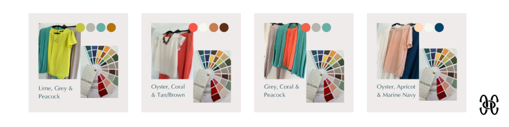 Dressing for summer using the autumn palette
